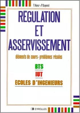 Couverture du produit · Régulation et asservissement