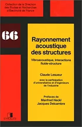 Couverture du produit · RAYONNEMENT ACOUSTIQUE DES STRUCTURES (EDF)