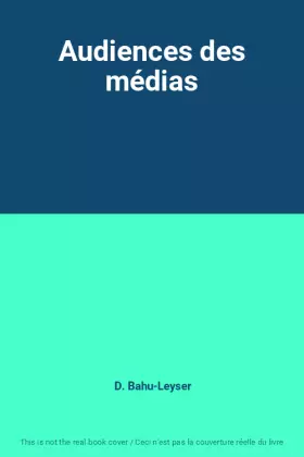 Couverture du produit · Audiences des médias
