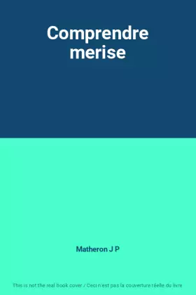 Couverture du produit · Comprendre merise