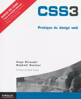 Couverture du produit · CSS3: Pratique du design web.