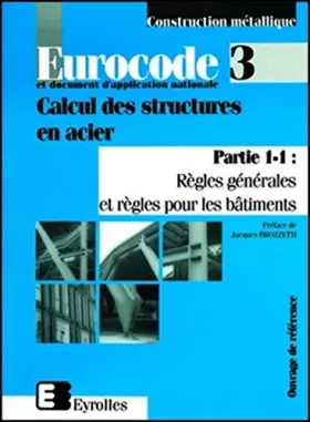 Couverture du produit · EUROCODE 3 CALCUL STRUCTURES EN ACIER P 1 1