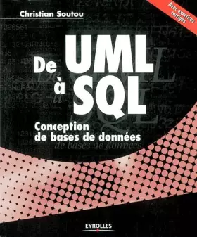 Couverture du produit · De UML à SQL : Conception de bases de données