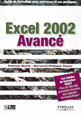 Couverture du produit · Excel 2002 - Avancé : Guide de formation avec exercices et cas pratiques