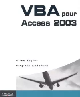 Couverture du produit · VBA pour Access 2003