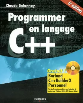 Couverture du produit · Programmer en langage C++ (1Cédérom)