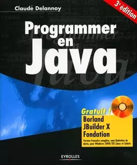 Couverture du produit · Programmer en Java (1Cédérom)
