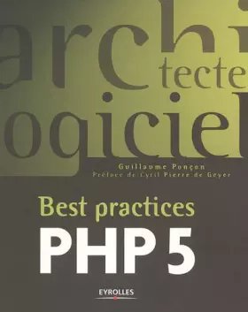 Couverture du produit · Best practices PHP 5