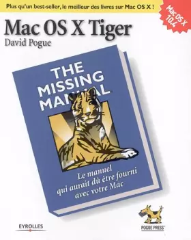 Couverture du produit · Mac OS X Tiger : The Missing Manual