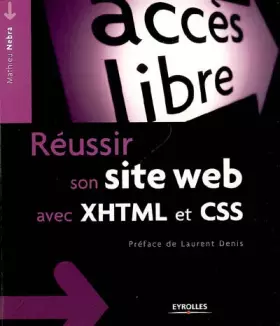 Couverture du produit · Réussir son site Web avec XHTML et CSS