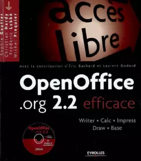 Couverture du produit · OpenOffice.org 2.2 : Efficace (1Cédérom)