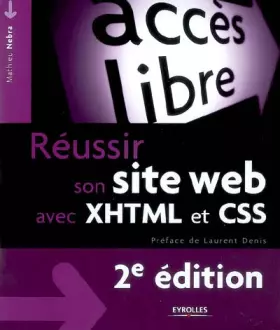 Couverture du produit · Réussir son site Web avec XHTML et CSS
