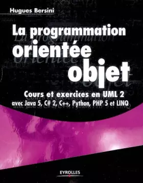 Couverture du produit · La programmation orientée objet