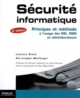 Couverture du produit · Sécurité informatique : Principes et méthode