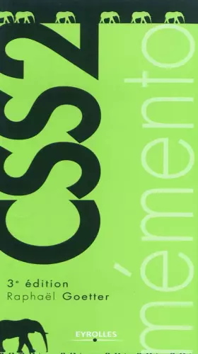 Couverture du produit · MEMENTO CSS 2. 3E EDITION