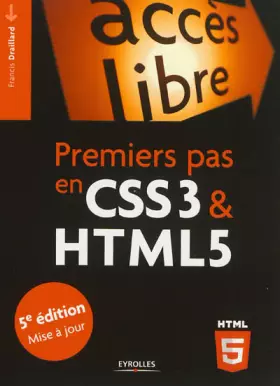 Couverture du produit · Premiers pas en CSS3 et HTML5