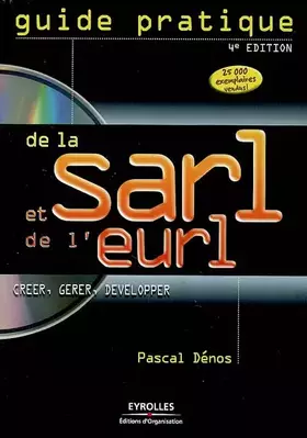 Couverture du produit · Guide pratique de la SARL et de l'EURL (1Cédérom)