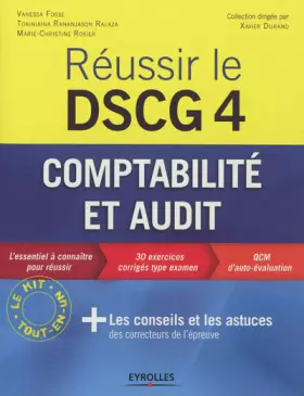 Couverture du produit · REUSSIR LE DSCG 4. COMPTABILITE ET AUDIT: COMPTABILITE ET AUDIT.