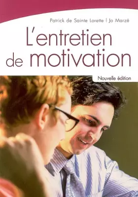 Couverture du produit · L'entretien de motivation