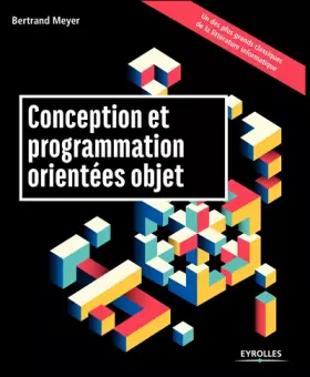 Couverture du produit · Conception et programmation orientées objet