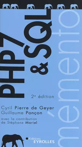 Couverture du produit · PHP 7 et SQL - 2e édition: MEMENTO