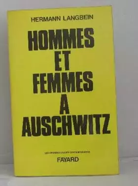 Couverture du produit · Hommes et femmes a auschwitz