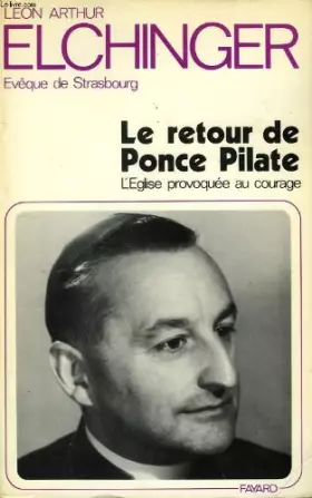 Couverture du produit · Le Retour de Ponce Pilate