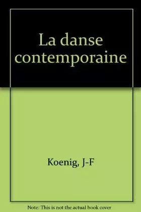 Couverture du produit · La Danse contemporaine