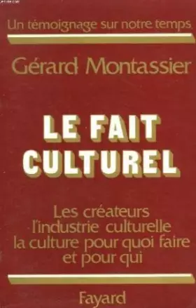 Couverture du produit · Le Fait culturel