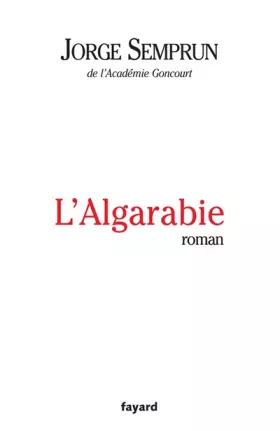 Couverture du produit · L'Algarabie