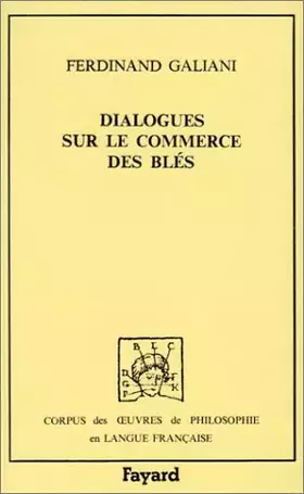 Couverture du produit · Dialogues sur le commerce des blés