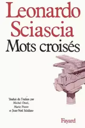 Couverture du produit · Mots croisés
