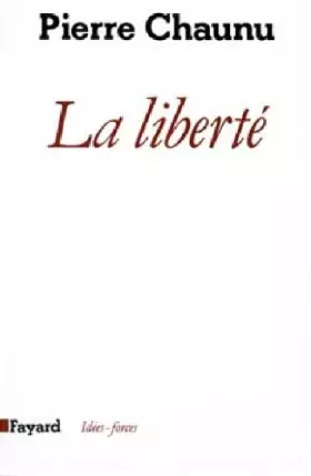Couverture du produit · La liberté