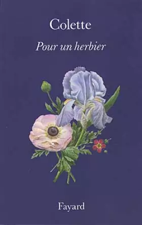 Couverture du produit · Pour un herbier