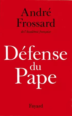 Couverture du produit · Défense du pape