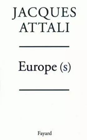 Couverture du produit · Europe(s)