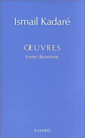 Couverture du produit · Oeuvres, tome 2