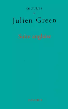 Couverture du produit · Suite anglaise