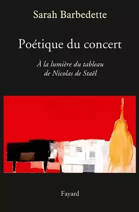 Couverture du produit · Poétique du concert