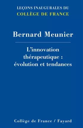 Couverture du produit · Innovations thérapeutiques : tendances et évolution