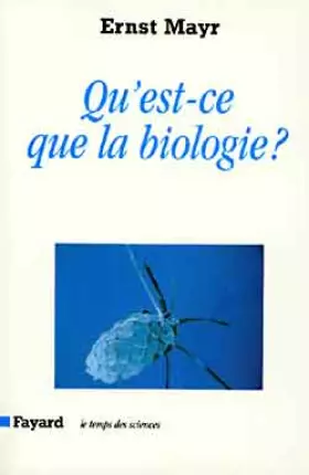 Couverture du produit · Qu'est-ce que la biologie ?