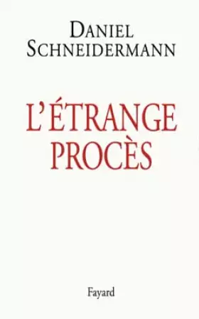 Couverture du produit · L'Etrange procès
