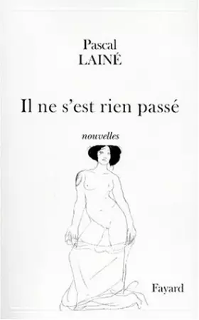 Couverture du produit · Il ne s'est rien passé
