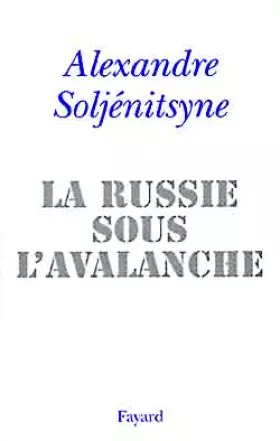 Couverture du produit · La Russie sous l'avalanche