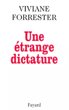 Couverture du produit · Une étrange dictature