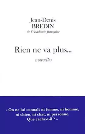 Couverture du produit · Rien ne va plus