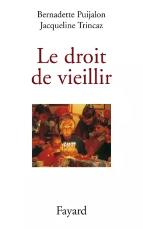 Couverture du produit · Le droit de vieillir