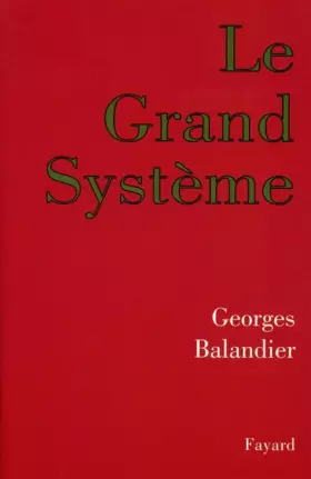 Couverture du produit · Le grand système