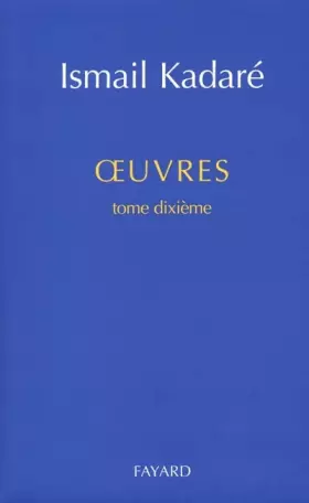 Couverture du produit · Oeuvres complètes, tome 10