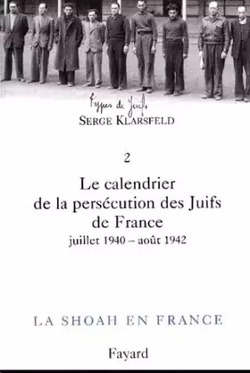 Couverture du produit · Le calendrier de la déportation
